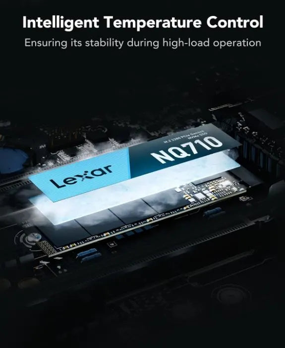 Lexar LNQ710X500G-RNNNG Internal SSD 500GB M.2 2280 PCIe Gen4x4, read up to 4400MB/s, write up to... - Image 4