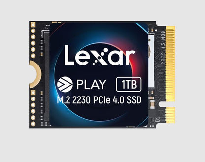 Lexar LNMPLAY001T-RNNNG Internal SSD Play 1TB M.2 2230 PCIe Gen 4x4 NVMe SSD up to 5200MB/s read,...