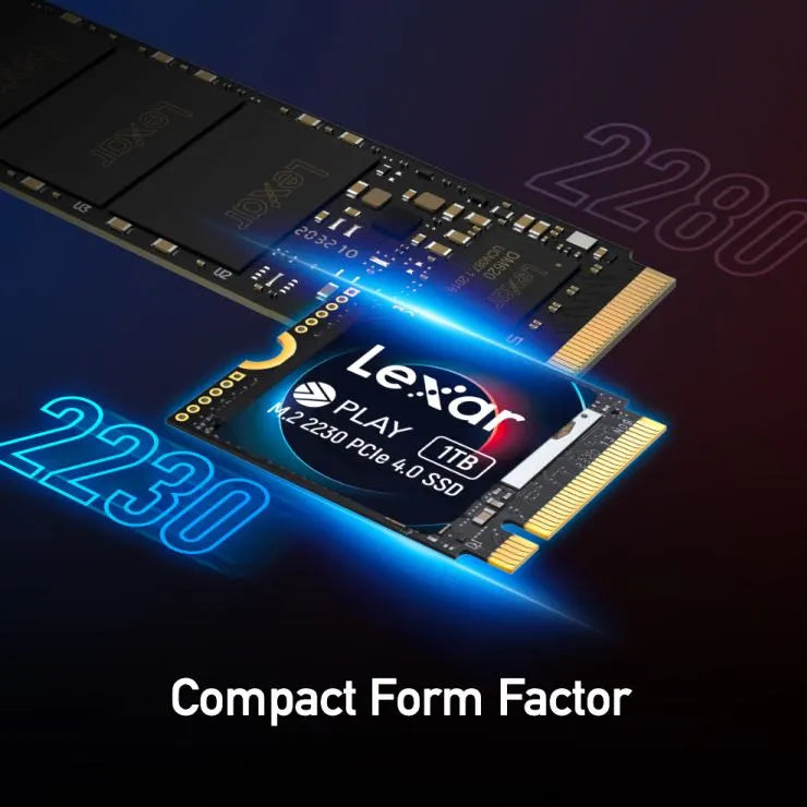 Lexar LNMPLAY001T-RNNNG Internal SSD Play 1TB M.2 2230 PCIe Gen 4x4 NVMe SSD up to 5200MB/s read,... - Image 2