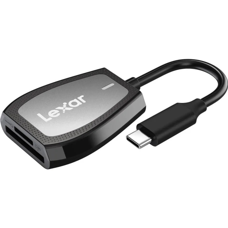 Lexar Professional USB-C Dual-Slot Reader - USB Pocket Drive - Accessories
