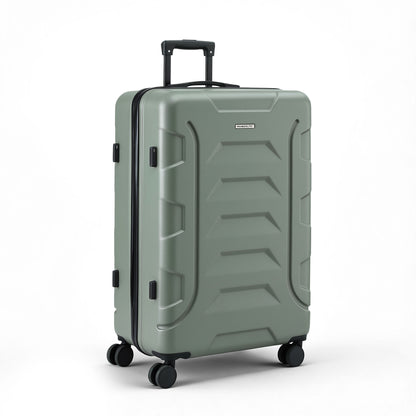 Wanderlite 3pcs Luggage Suitcase Set Trolley Travel TSA Lightweight Hard Case Grey Green - Image 3