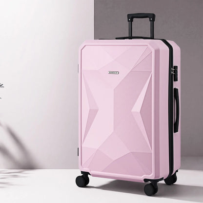 Wanderlite 28" Luggage Suitcase Trolley Travel Lightweight TSA Hardshell Pink - Image 7