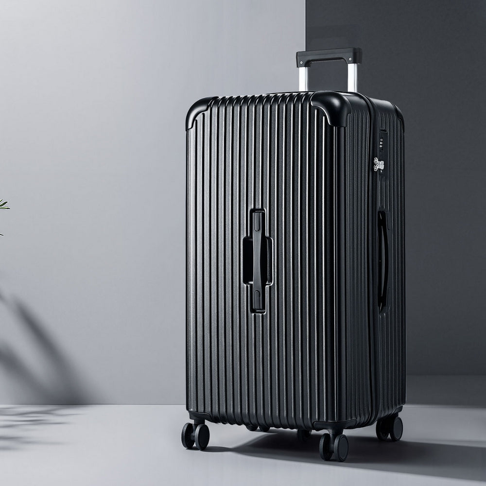 Wanderlite 32" Trunk Luggage Suitcase Travel 5 Wheels Type-C Port TSA Black - Image 7