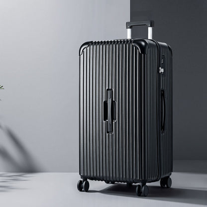 Wanderlite 32" Trunk Luggage Suitcase Travel 5 Wheels Type-C Port TSA Black - Image 7