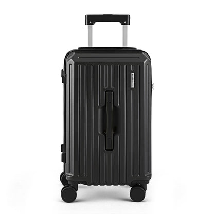 Wanderlite 20" Trunk Luggage Suitcase Travel Carry On TSA Lock Black - Image 3