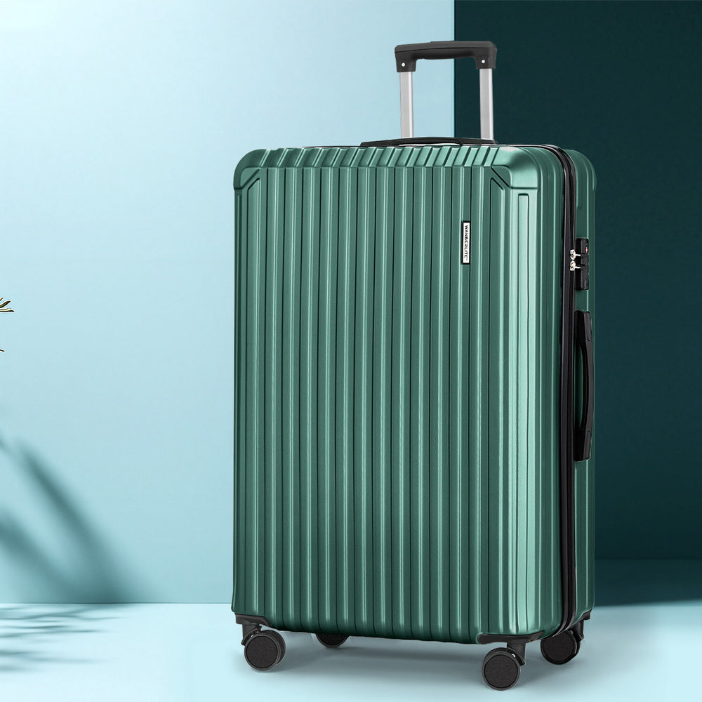 Wanderlite 28'' Luggage Travel Suitcase Set TSA Carry On Hard Case Green - Image 7
