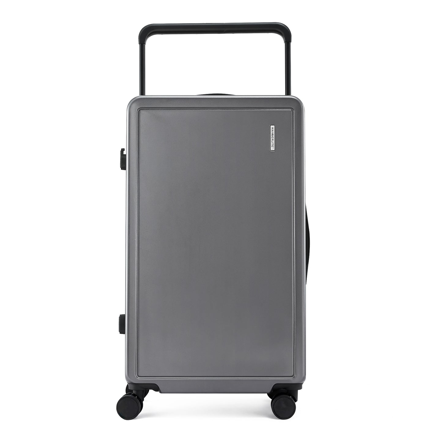 Wanderlite 28" Wide Handle Luggage Suitcase Travel TSA Lock Anthracite Grey - Image 3