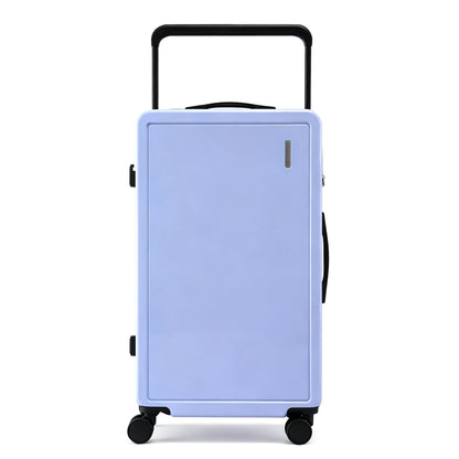 Wanderlite 28" Wide Handle Luggage Suitcase Travel TSA Lock Light Blue - Image 3