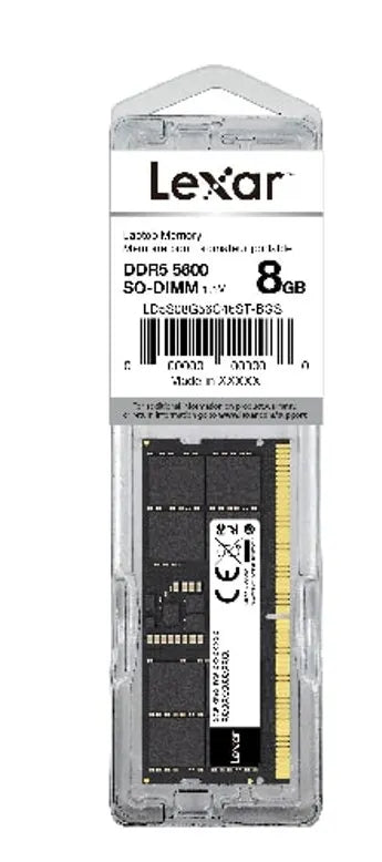 Lexar LD5S08G56C46ST-BGS DDR5 SODIMM 8GB 5600 MT/s 1.1V- Blister - Memory - Image 2