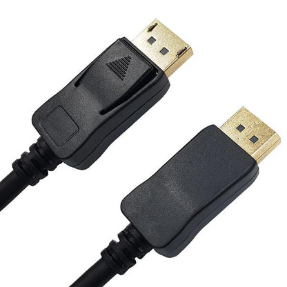 Shintaro 1m DisplayPort to DisplayPort Cable V1.4 - 4K, Secure Lock Connector - Display Accessories