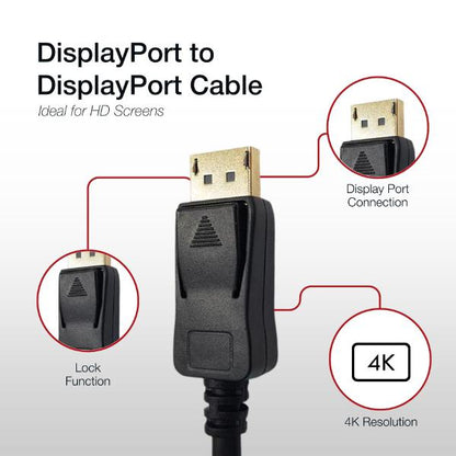 Shintaro 2m DisplayPort to DisplayPort Cable V1.4 - Display Accessories - Image 3
