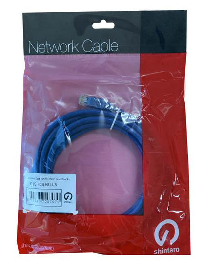 Shintaro Cat6 24 AWG Patch Lead Blue 5m - High Quality Ethernet Cable for Networking and PoE - Ne... - Image 2