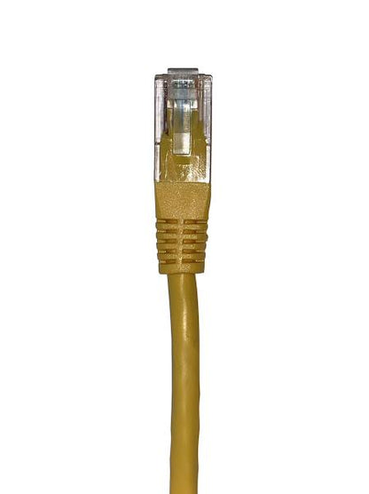 Shintaro Cat6 24 AWG Patch Lead Yellow 15M - High Quality Ethernet Cable for PoE and Networking...