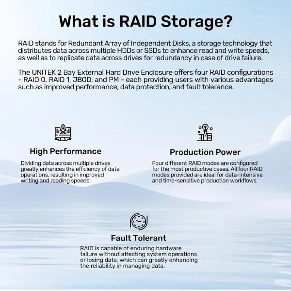 KIT - BUY 2 x Unitek USB 3.2 USB-C 10Gbps 2-Bay SATA HDD RAID Enclosures, GET 10% Off Reseller Pr... - Image 8