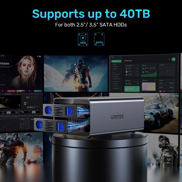 KIT - BUY 2 x Unitek USB 3.2 USB-C 10Gbps 2-Bay SATA HDD RAID Enclosures, GET 10% Off Reseller Pr... - Image 9