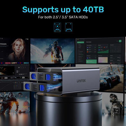 KIT - BUY 2 x Unitek USB 3.2 USB-C 10Gbps 2-Bay SATA HDD RAID Enclosures, GET 10% Off Reseller Pr... - Image 9