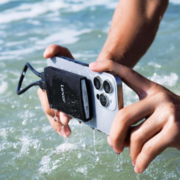 Lexar Armor 700 Portable SSD 4TB , USB , 256-bit AES Encryption , IP66 Water and Dust Resistance,... - Image 3