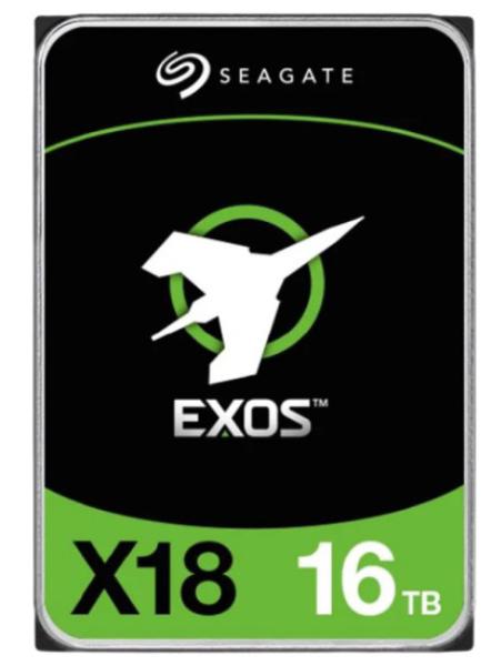 Seagate Exos X18 512e/4KN, 3.5" SATA, 16TB, 7200 RPM, 256 MB Cache, NO ENCRYPTION, 5 Years or 2.5...