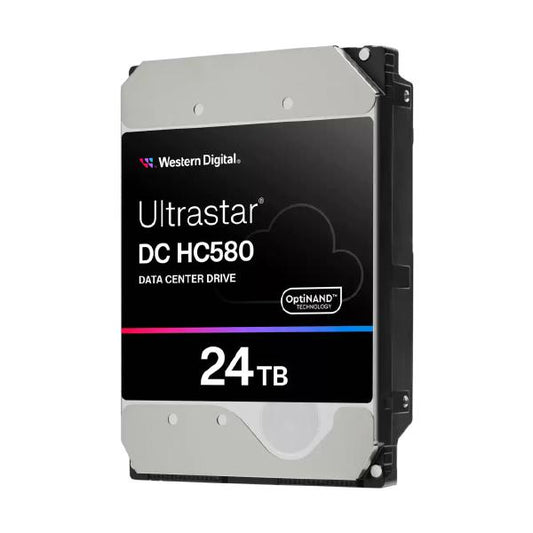 Western Digital WD Ultrastar 24TB DC 3.5in 26.1 512 7200RPM SATA ULTRA 512E SE NP3 DC HC580 WUH722424ALE6L4