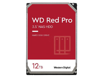 WD Red Pro WD121KFBX 12TB 7200RPM 256MB 3.5" NAS Internal Hard Drive, 5 Year Warranty - SOH Pricing Only