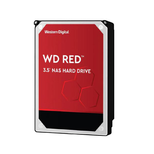 Western Digital WD Red Plus 4TB 3.5' NAS HDD SATA III NAS Hard Drive 5400 RPM 256MB Cache 180MB/S 1mil Hours MTBF 180TB/Year (WD40EFPX)