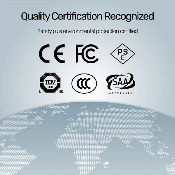 KIT- BUY 10 x Unitek PD66W GaN 3-Port Travel Chargers (Black) + 10 x FREE Unitek 1.2m 3-in-1 USB... - Image 6