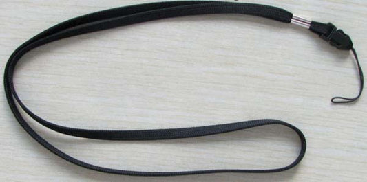 Shintaro Black 40cm Lanyard - Durable & Comfortable Neck Strap for USB Drive, ID Badge, or Keys
