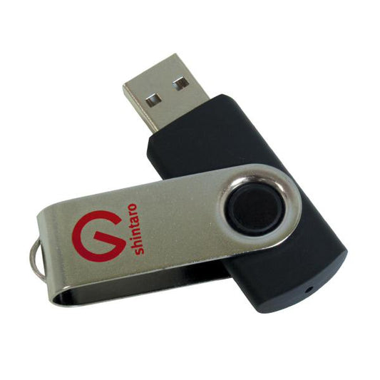 Shintaro 16GB Rotating USB 2.0 Pocket Disk - High-Speed Portable Storage, Reliable Data Transfer...