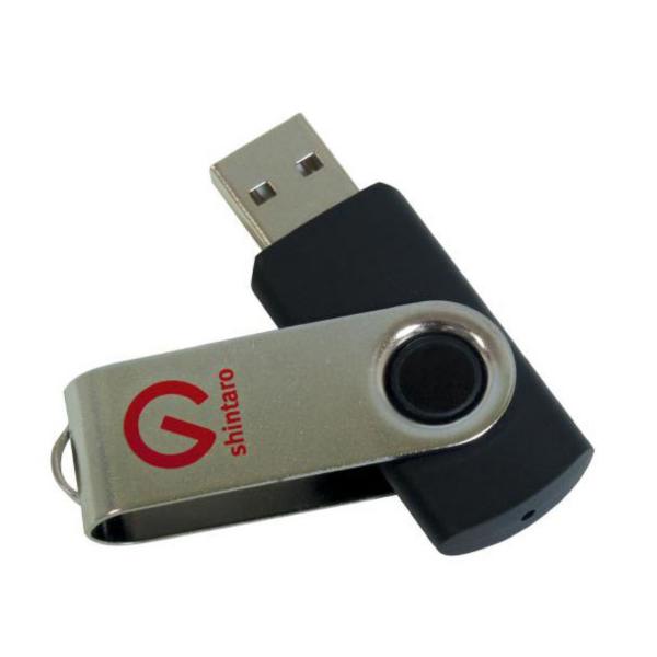 Shintaro 16GB Rotating USB 3.2 Pocket Disk - Fast Transfer & USB 2.0 Compatible - USB Pocket Drive - Image 2