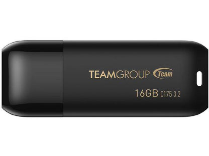 Team Group C175 USB 3.2 G1 Flash Drive 16GB, Read (Max) 75MB/s Black - USB Pocket Drive - Image 2