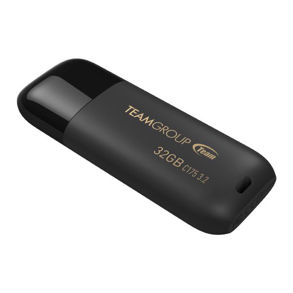 Team Group C175 USB 3.2 G1 Flash Drive 32GB, Read (Max) 75MB/s Black - USB Pocket Drive - Image 2