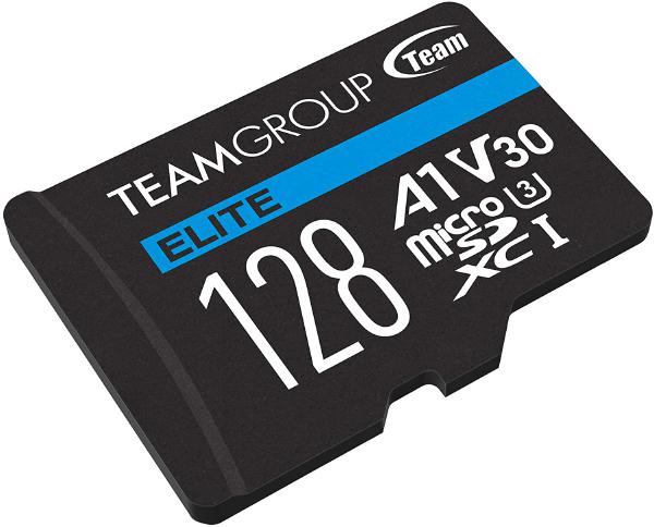 Team Group Elite A1 MicroSDXC Memory Card 128GB, R/W (Max) 100MB/s 50MB/s, 1500/500 IOPs, V30, UH... - Image 2