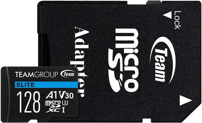 Team Group Elite A1 MicroSDXC Memory Card 128GB, R/W (Max) 100MB/s 50MB/s, 1500/500 IOPs, V30, UH... - Image 3