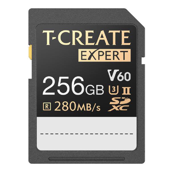 Team T-Create Expert 256GB SDXC, UHS-II, U3, V60, Memory Card - Digital Flash Memory