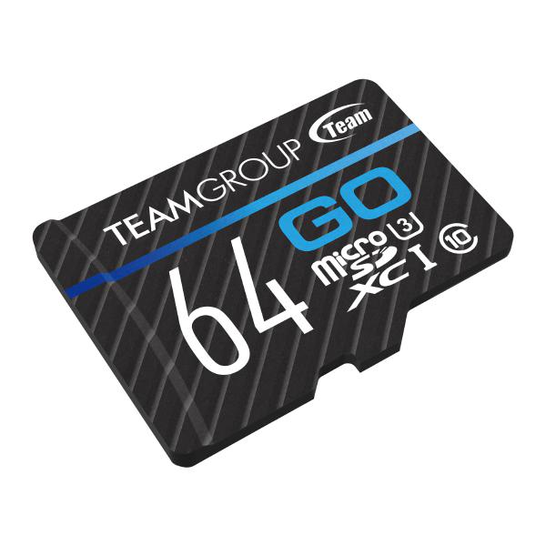 Team Group Go 4K MicroSDXC Memory Card 64GB, R/W (Max) 100MB/s 50MB/s, V30, UHS-I U3 With SD Adap... - Image 3