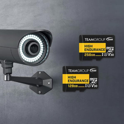 Team Group HIGH ENDURANCE 64GB Micro SDXC UHS-I U3 V30 4K 100MB/s (Designed for Monitoring) Stabl... - Image 7