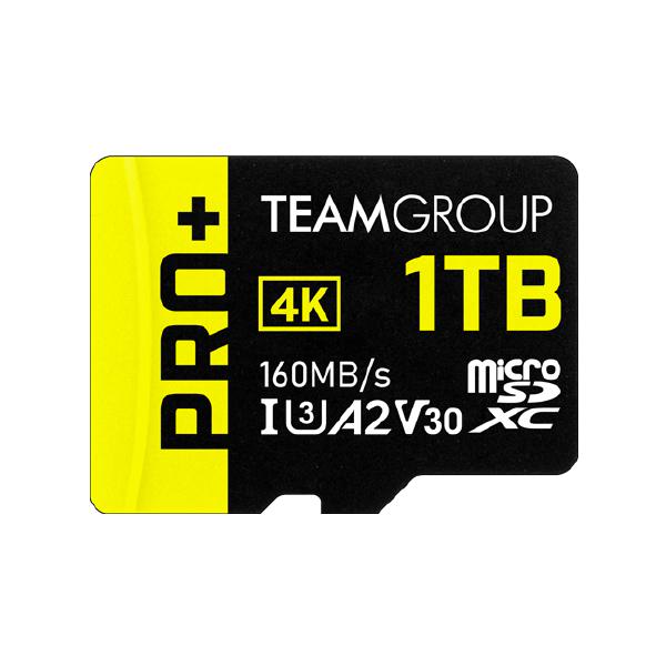Team Group PRO+ MicroSDXC Memory Card 1TB, Read up to 160 MB/s; Write up to 110 MB/s for Nintendo...