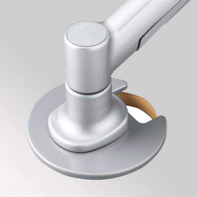 Atdec Grommet Clamp Silver - Monitors - Mounts - Image 4