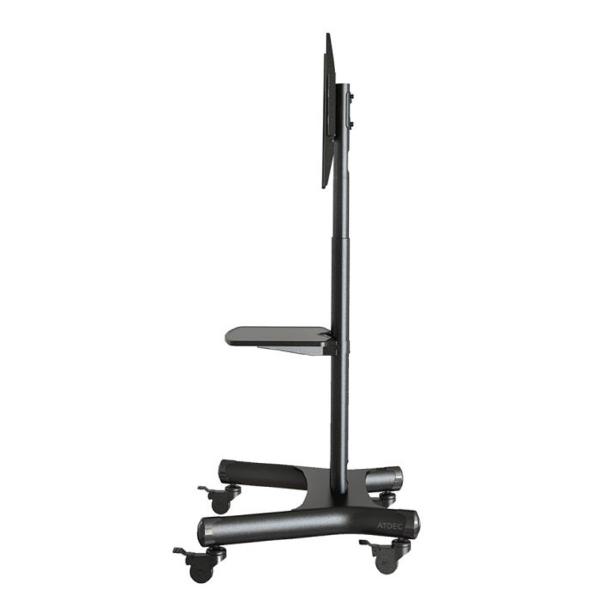 Atdec AD-TVC-45 Height Adjustable Mobile TV Cart. Max Load 45kg. VESA up to 600x400. For Panels 3... - Image 4