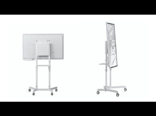 Atdec AD-TVC-70R Executive Mobile TV Cart with 90 degree rotation. Max Load 70kg. VESA to 600x400... - Image 3