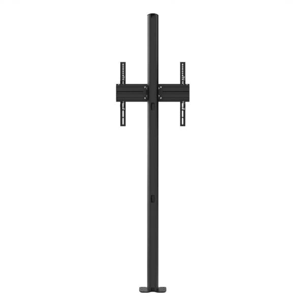 Atdec ADBS-1-4FP Single Floor Mount. Max Load: 50kg. VESA up to 400x400. Black. 10 Year Warranty... - Image 2