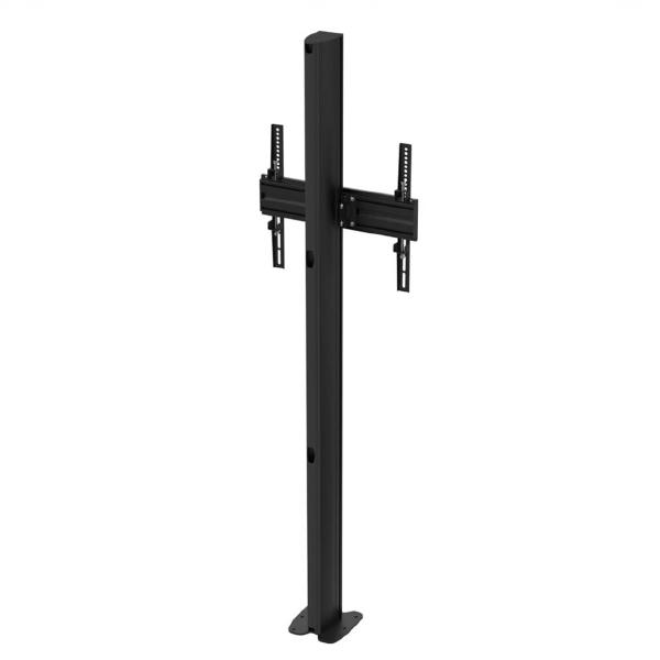 Atdec ADBS-1-4FP Single Floor Mount. Max Load: 50kg. VESA up to 400x400. Black. 10 Year Warranty... - Image 3