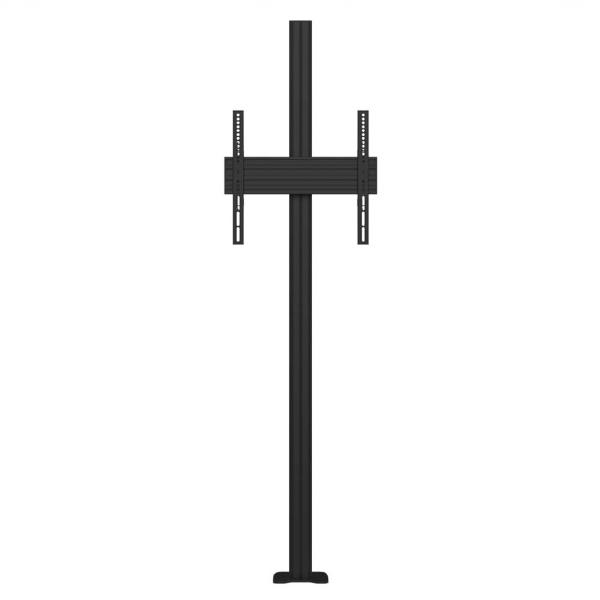 Atdec ADBS-1-4FP Single Floor Mount. Max Load: 50kg. VESA up to 400x400. Black. 10 Year Warranty... - Image 4