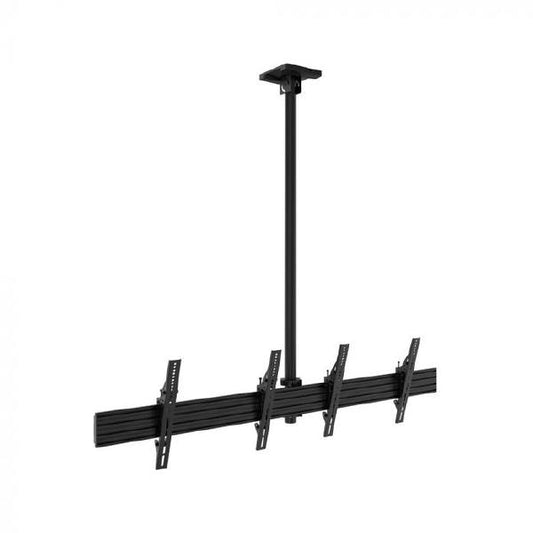 Atdec 2x1 ceiling menu board mount, single pole, 1.75m rail, tilting angle. Max load per display:...