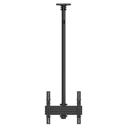 Atdec Back-to-back ceiling mount, single pole, 0.48m rail, tilting angle. Max load per display: 5... - Image 3
