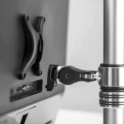 Atdec Single Monitor Short Arm Mount on Post. Inspected by MMT technical team product is in as ne... - Image 2