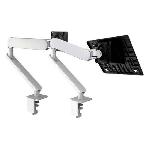 Atdec Ora Duo High-Performance Dynamic Monitor Arms with Laptop Tray. F-Clamp Desk Fixing. Max Lo... - Image 2