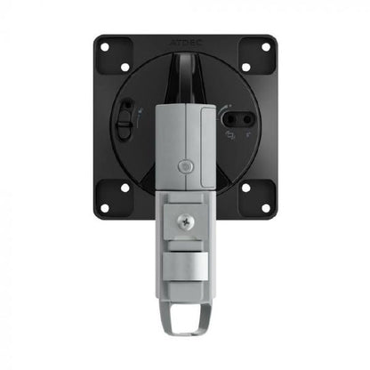 Atdec AWM-A13T 130mm Short Swing Monitor Arm, Adjustable Tilt and Pan, Silver