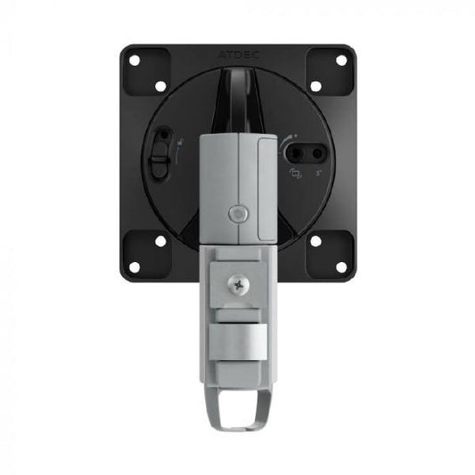 Atdec AWM-A13T 130mm Short Swing Monitor Arm, Adjustable Tilt and Pan, Silver