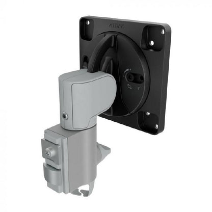 Atdec AWM-A13T 130mm Short Swing Monitor Arm, Adjustable Tilt and Pan, Silver